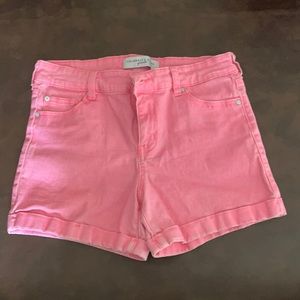 Celebrity pink shorts for little girl